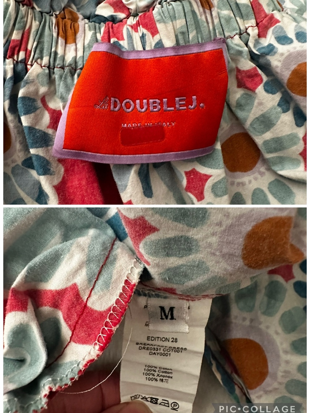 La DoubleJ Breakfast Crazy Daisy Maxi Dress Size medium - Picture 6 of 15